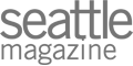The image features the logo of "Seattle magazine" written in bold, gray text.